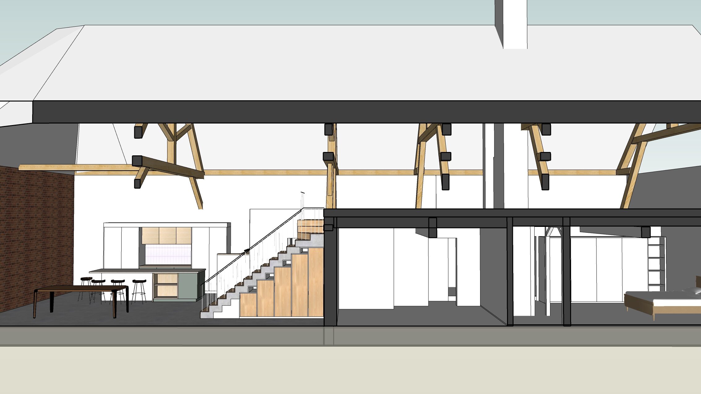 Partie les pièces existantes